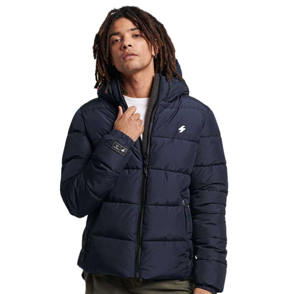 

Пуховик Superdry Sports, синий