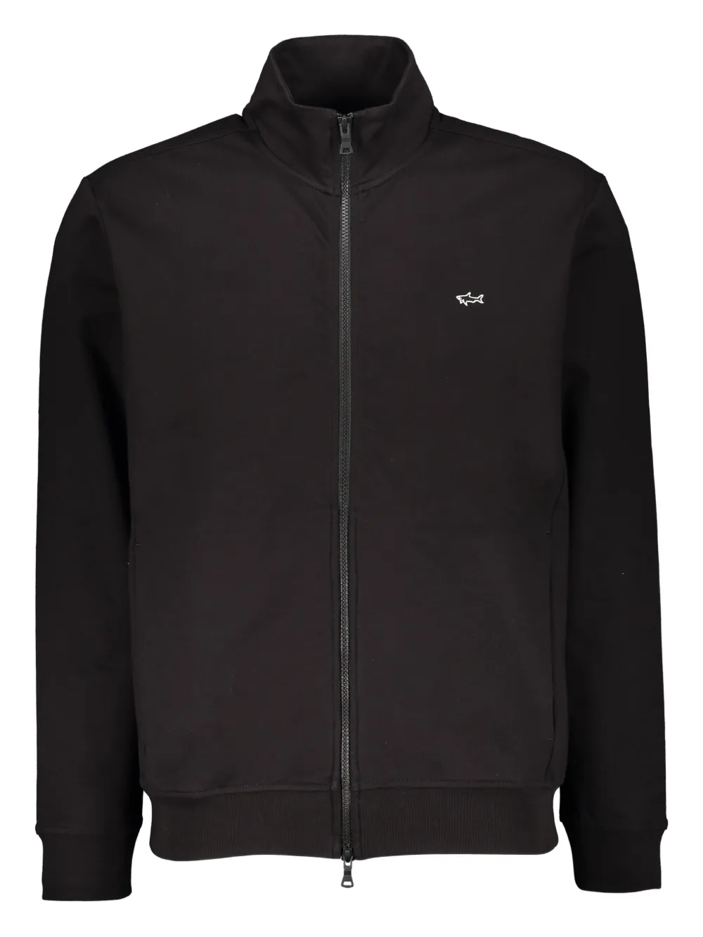 

Свитшот с логотипом на молнии Paul & Shark, черный