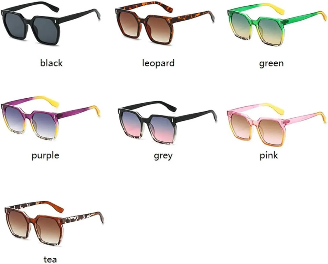 

Популярные модные солнцезащитные очки для женщин в стиле ретро с градиентной оправой и заклепками, защита от УФ-излучения UV400 для мужчин VVTWSSW, Purple