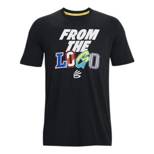 

Футболка curry from the logo t-shirt 'black' Under Armour, черный