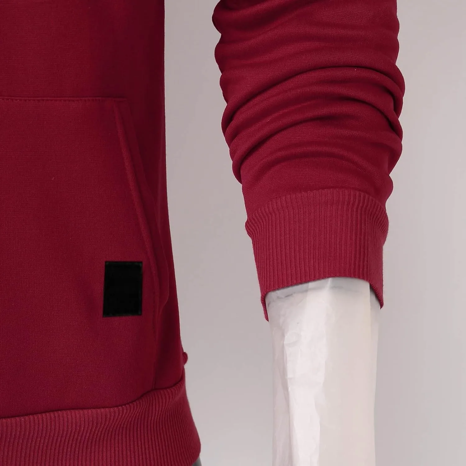 Мужская модная худи Slim Fit с длинными рукавами и капюшоном — фото 3