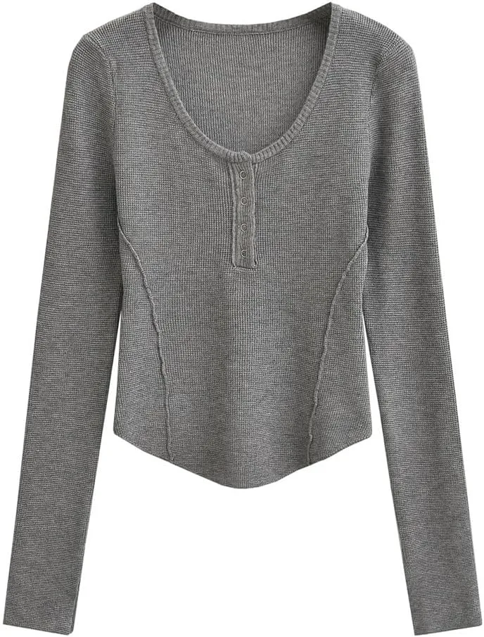 

Облегающий свитер с зауженной талией и фигурным подолом DFWZMQTG