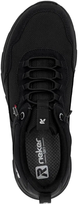 Rieker RiekerTEX 09105 Мужские низкие кроссовки, свободная стелька, водоотталкивающая,, Black 00 — фото 4