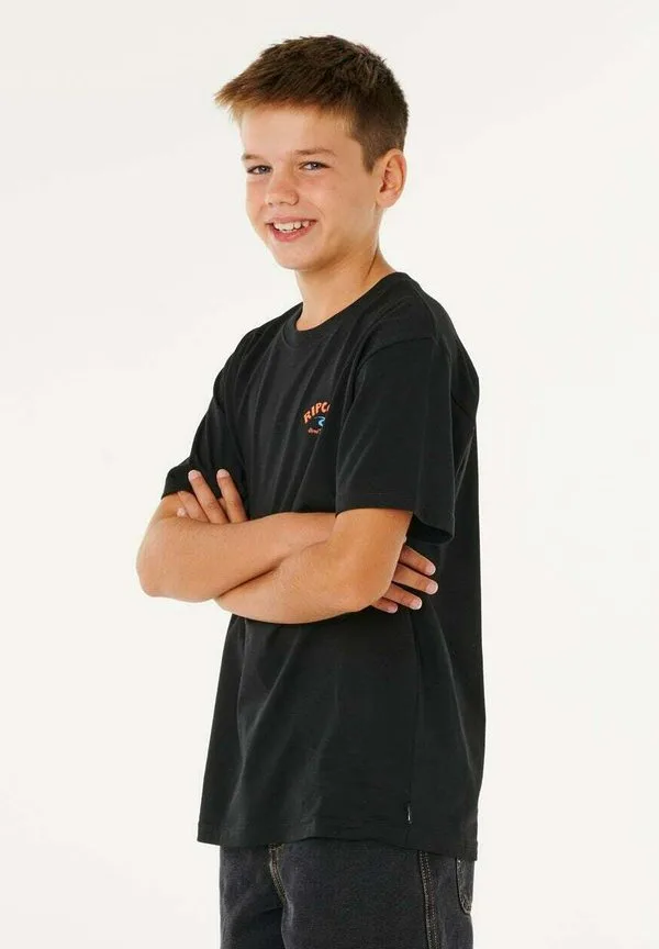 Футболка с принтом manches courtes Rip Curl, Black — фото 4