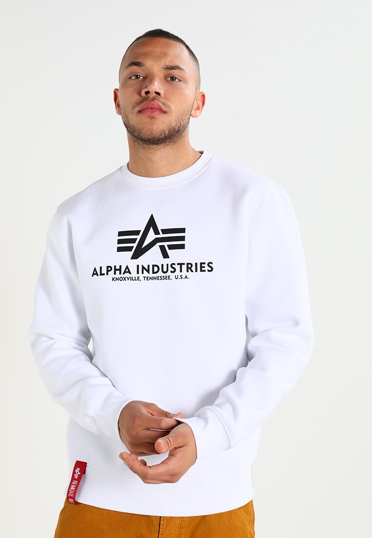 

Толстовка Alpha Industries BASIC, цвет Weiss, Белый, Толстовка Alpha Industries BASIC, цвет Weiss