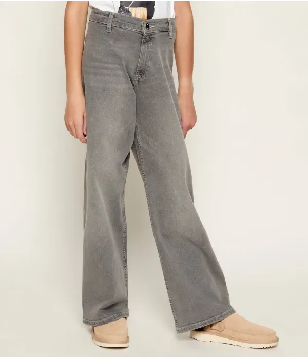 Джинсы 90-х straight fit Guess, серый
