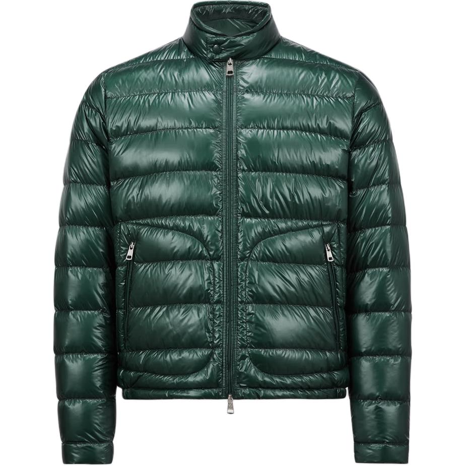 

Moncler Аккуратная утепленная куртка на молнии, Jadeite Green