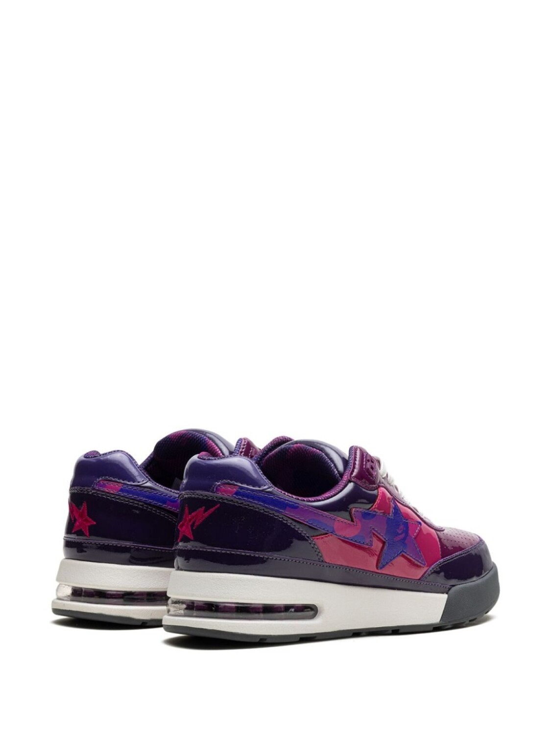 A BATHING APE кроссовки Roadsta #1 Purple, фиолетовый — фото 2