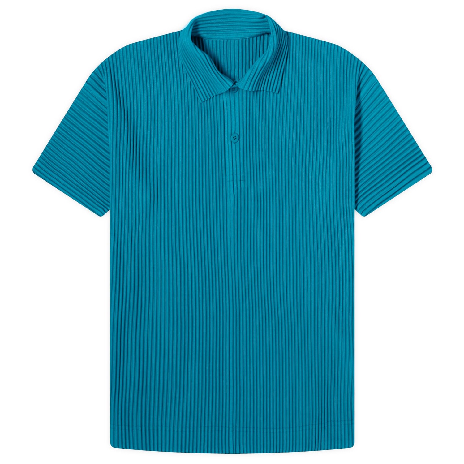 

Поло Homme Plissé Issey Miyake Pleated Polo, цвет Teal Green