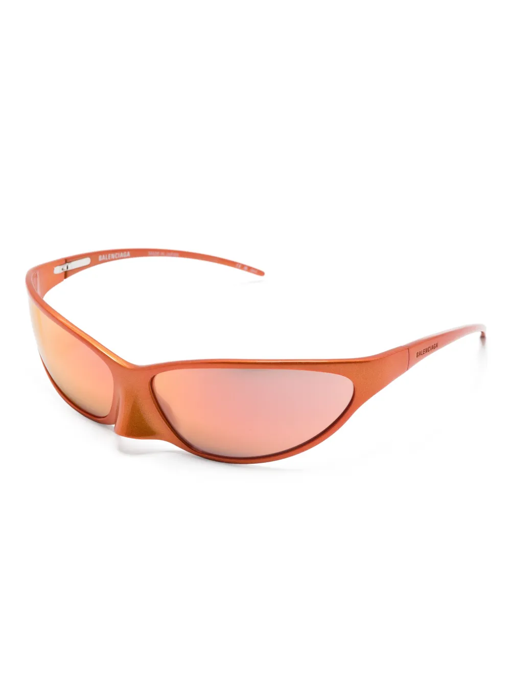 Солнцезащитные очки 4G Cat Balenciaga Eyewear, оранжевый — фото 2
