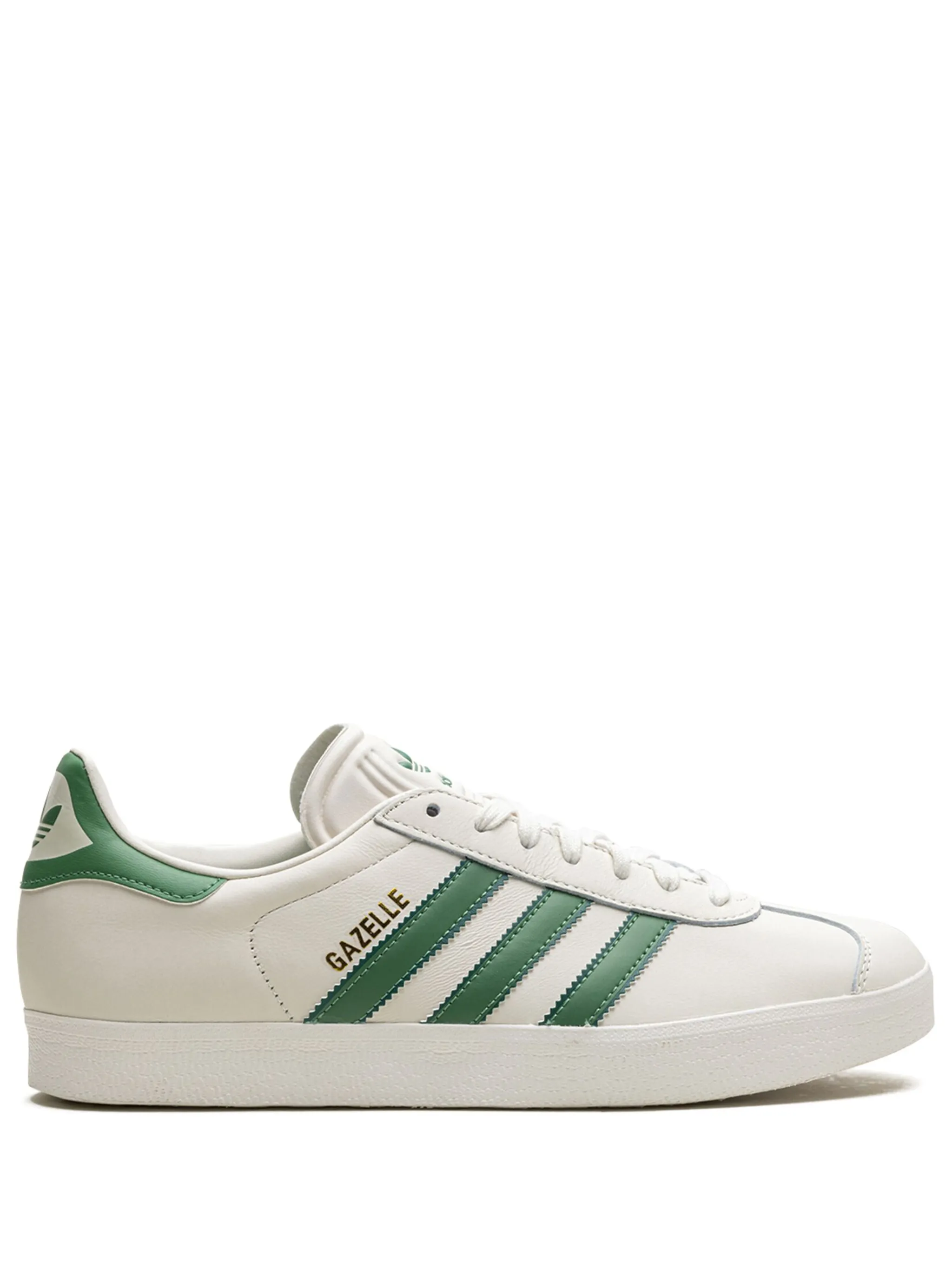 

Кроссовки Gazelle Off White/Green Adidas, белый