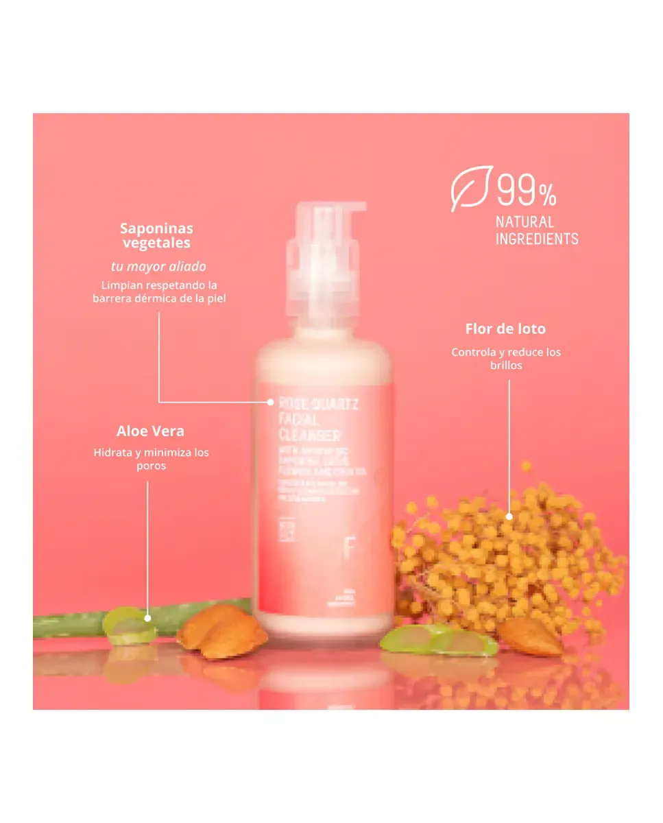 Гель для умывания Freshly Cosmetics — Лица Rose Quartz Cleanser, 200 мл — фото 2