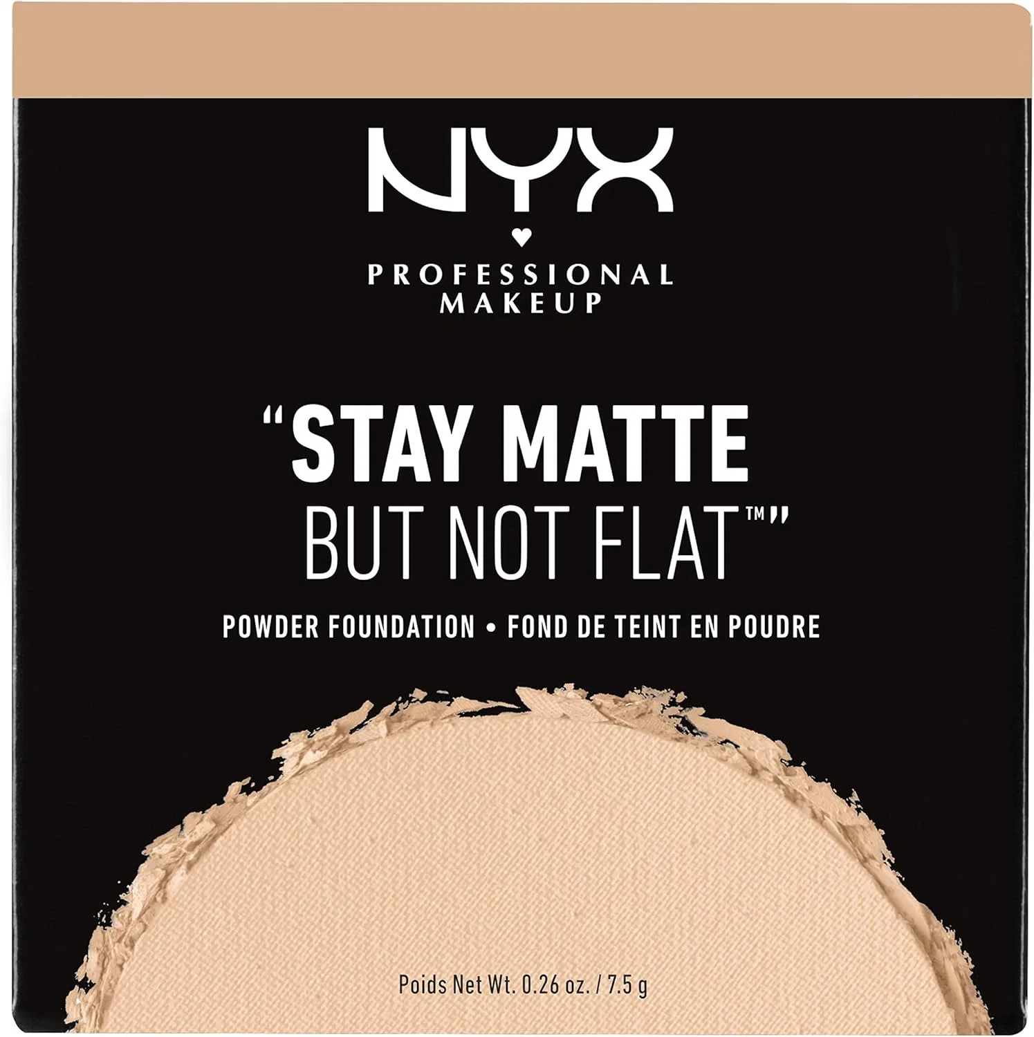 Тональная пудра Stay Mat Knot Flat Powder Foundation 06 Medium Beige Nyx Professional Makeup — фото 4