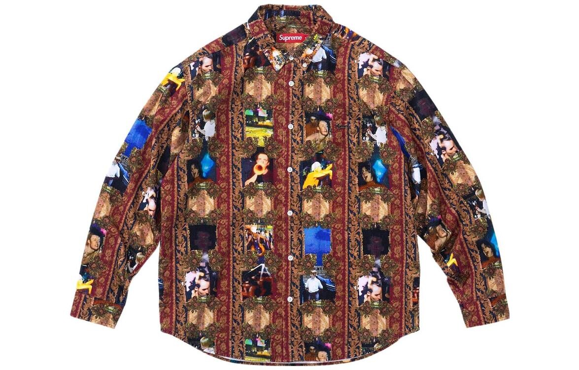 

Рубашка унисекс Supreme X Mark Leckey, мультиколор