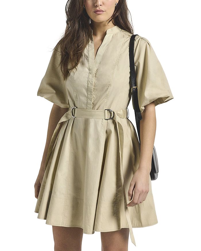 

Платье Bennette с рукавами-фонариками Derek Lam 10 Crosby, коричневый/бежевый