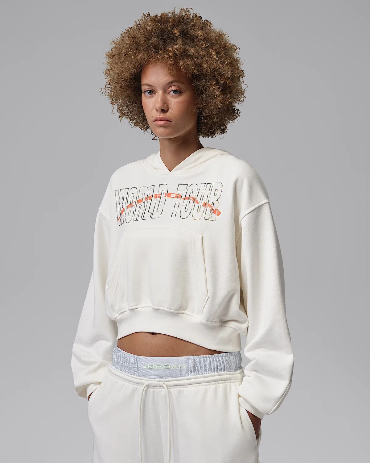 Женская худи-оверсайз Jordan Brooklyn Fleece, Sail