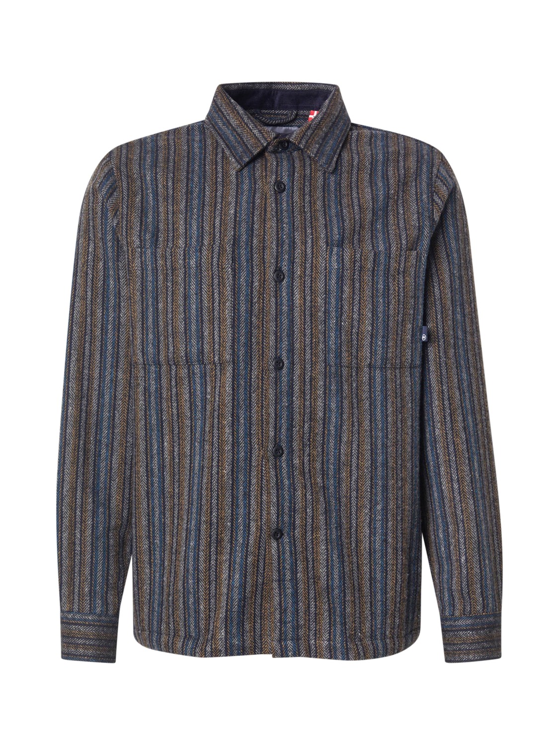 

Kronstadt Рубашка на пуговицах 'Davenport' синего цвета, Regular fit