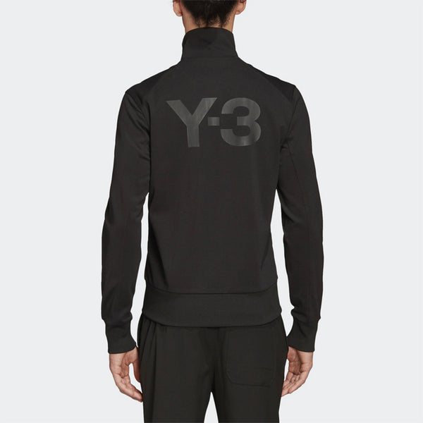 Куртка men's y-3 printing logo stand collar zipper long sleeves jacket black Adidas, черный — фото 4