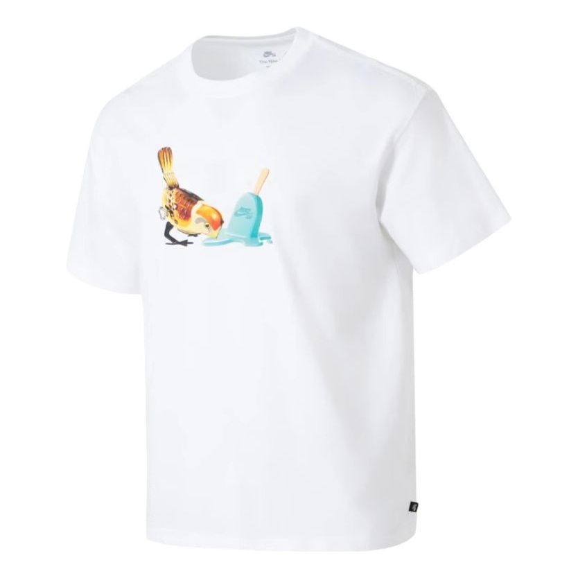 

Футболка Nike SB Skateboard T-Shirt 'White', белый