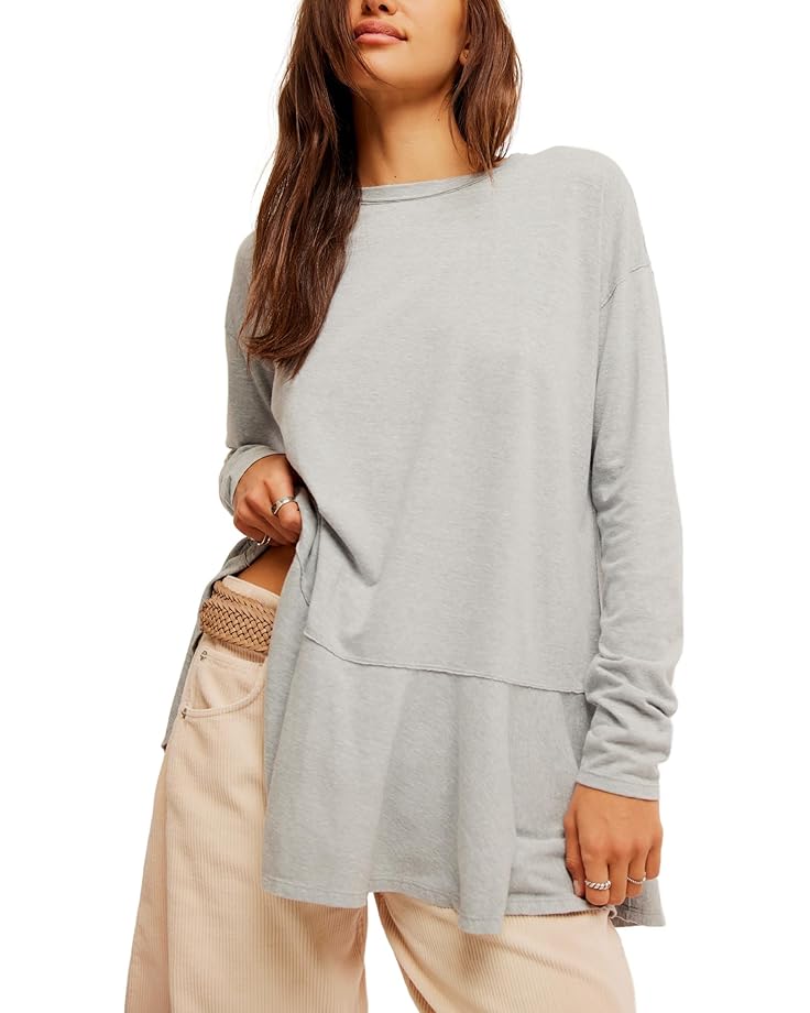 

Футболка Free People Paris Tee, серый