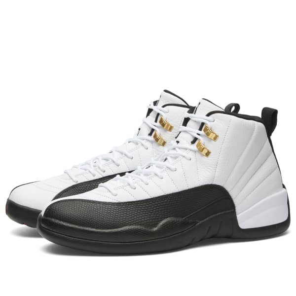 12 retro кроссовки Air Jordan, белый, черный & taxi — фото 2