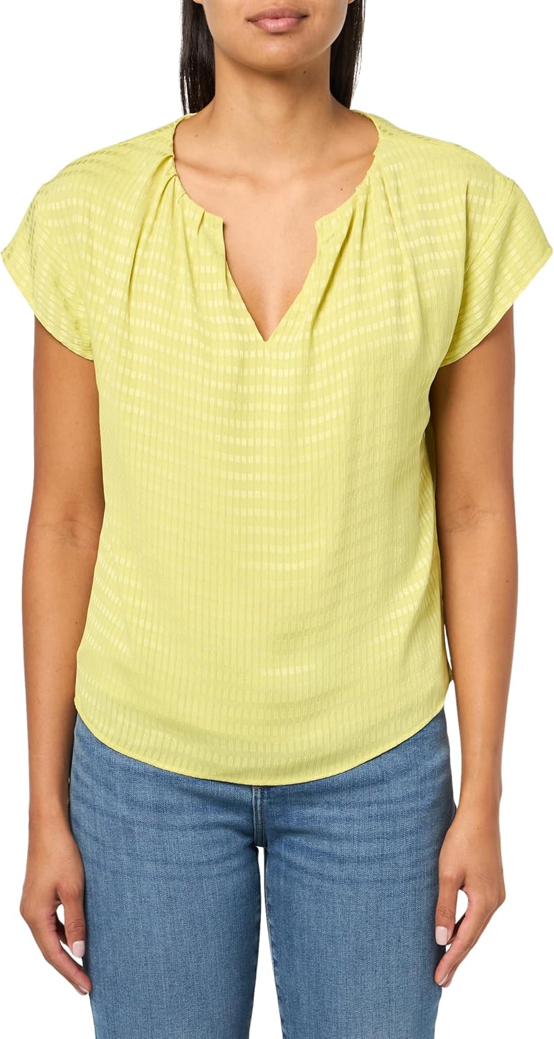 

Женский жаккардовый свитер с короткими рукавами Calvin Klein, Pear