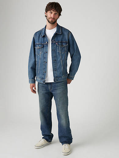 

568 Свободные прямые мужские джинсы Levi's, цвет Aisle Seat - Dark Wash - Non-Stretch