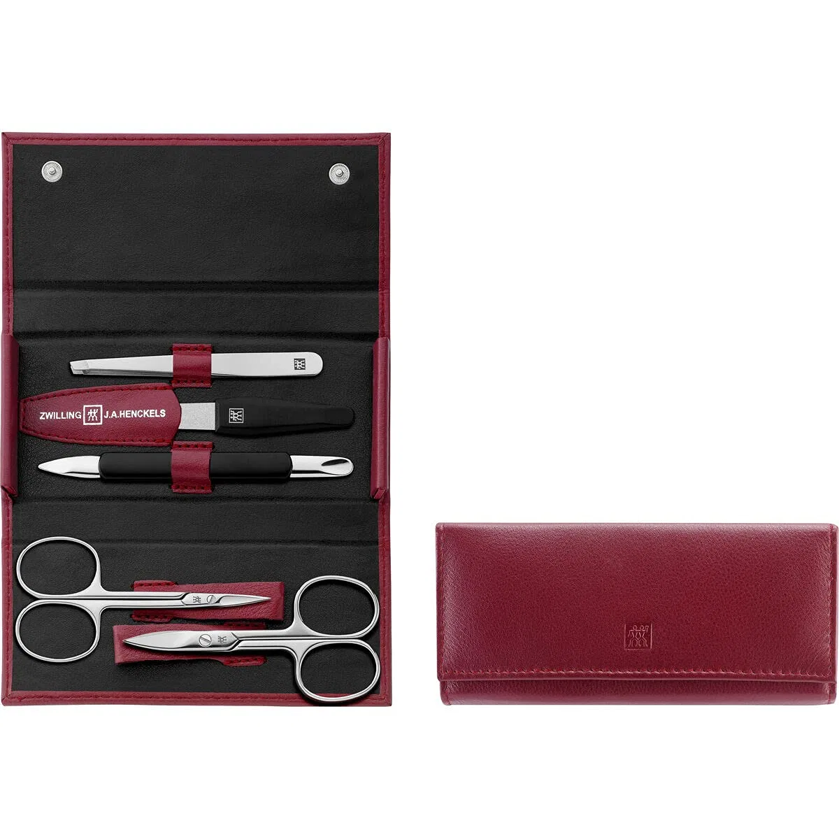 Маникюрный набор Classic Inox из 5 предметов в кожаном футляре ‎Zwilling