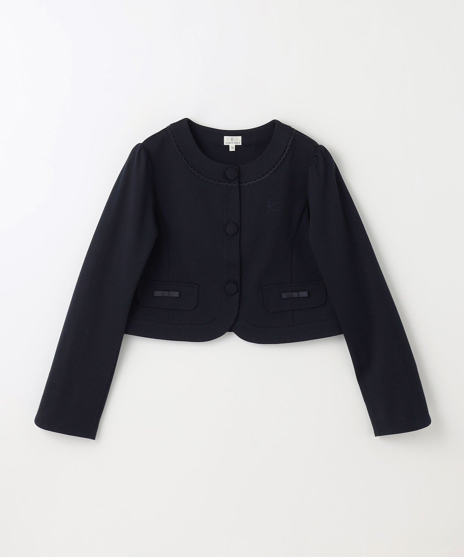 [150-170 см] Куртка без воротника Kids Suite, Navy [075] — фото 4
