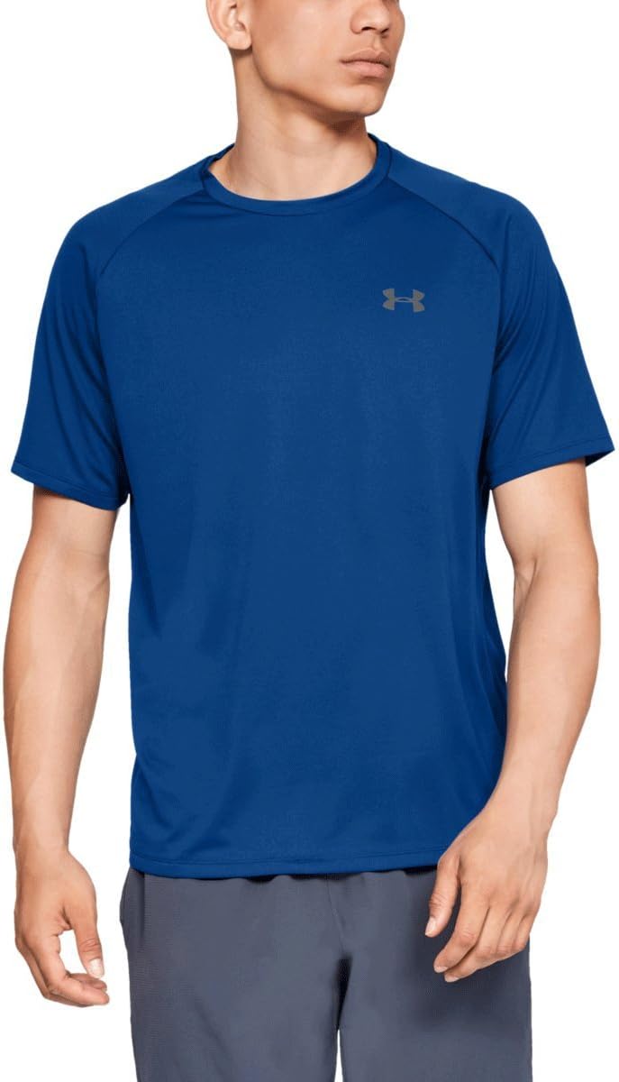 

Мужская футболка с коротким рукавом Under Armour Tech 2.0, Blue, Синий, Мужская футболка с коротким рукавом Under Armour Tech 2.0, Blue