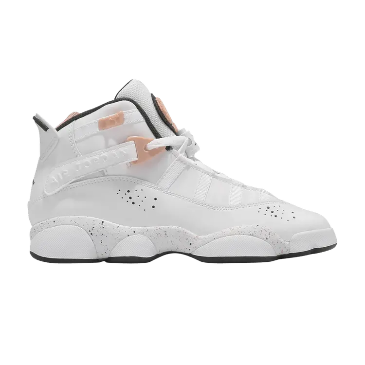 

Кроссовки Air Jordan Jordan 6 Rings GS 'Arctic Orange', белый