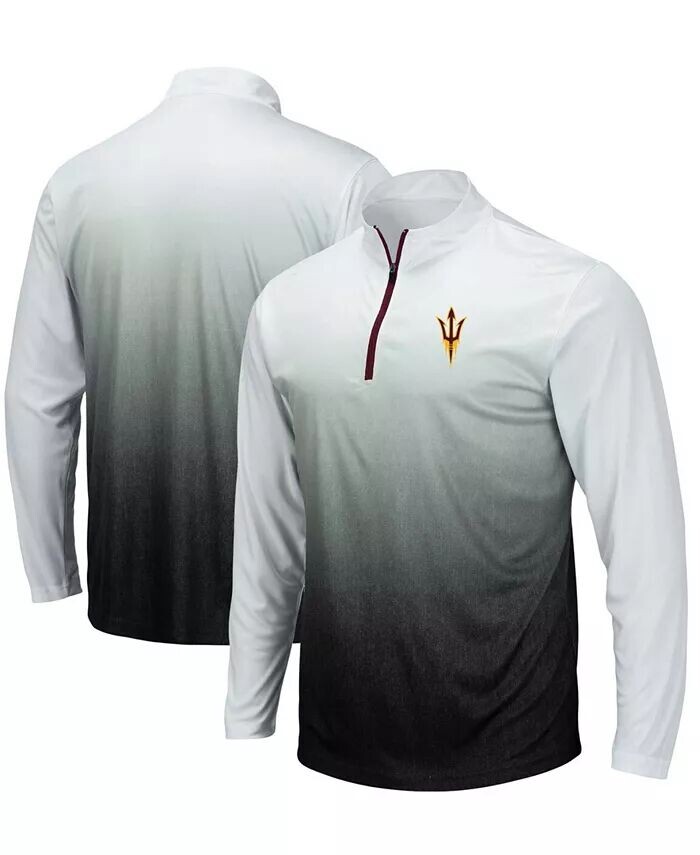 

Мужская серая куртка с молнией на четверть и логотипом Arizona State Sun Devils Magic Team Colosseum