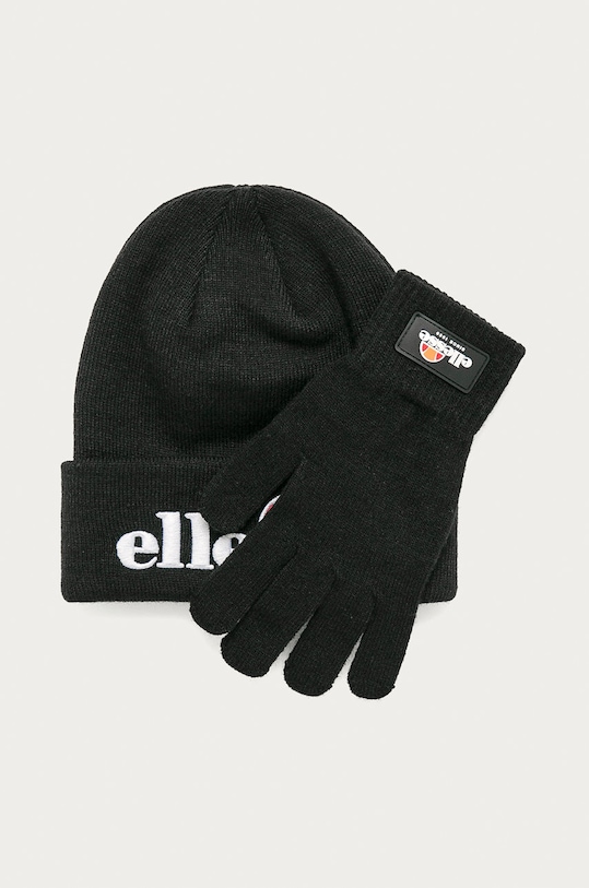 

Шапка и перчатки Ellesse, черный
