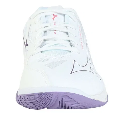 Кроссовки для бадминтона «Wave Claw EL2 FIT» от Mizuno, White X Purple — фото 4
