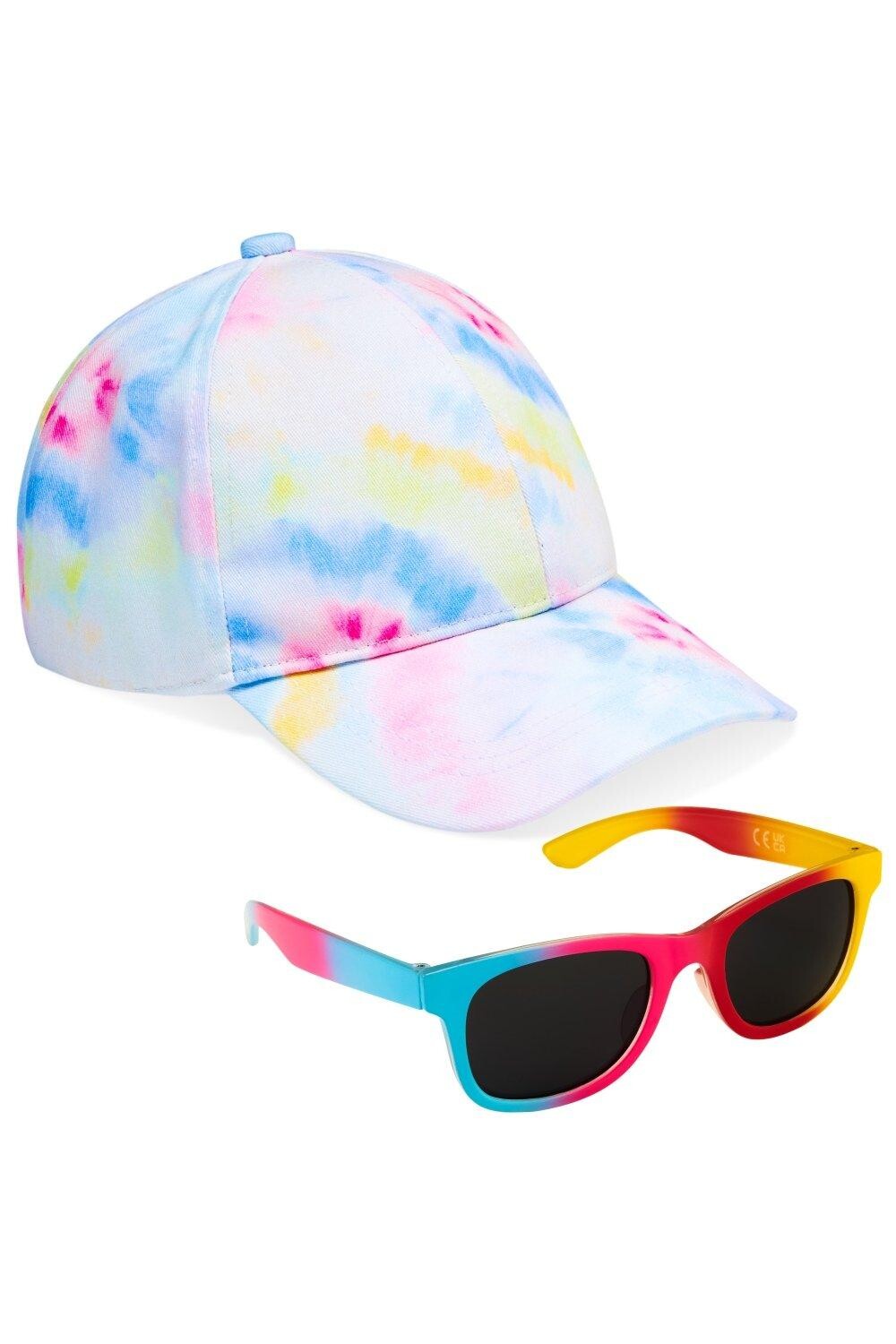 

Кепка TieDye Rainbow и комплект солнцезащитных очков CityComfort, мультиколор