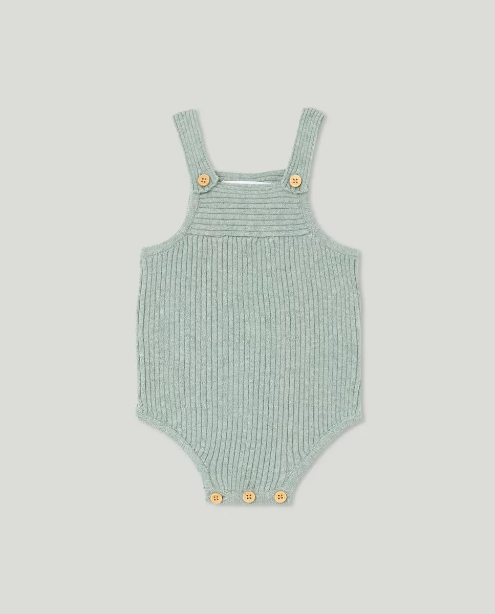 

Короткие детские комбинезоны Baby El Corte Inglés, цвет Verde Pato