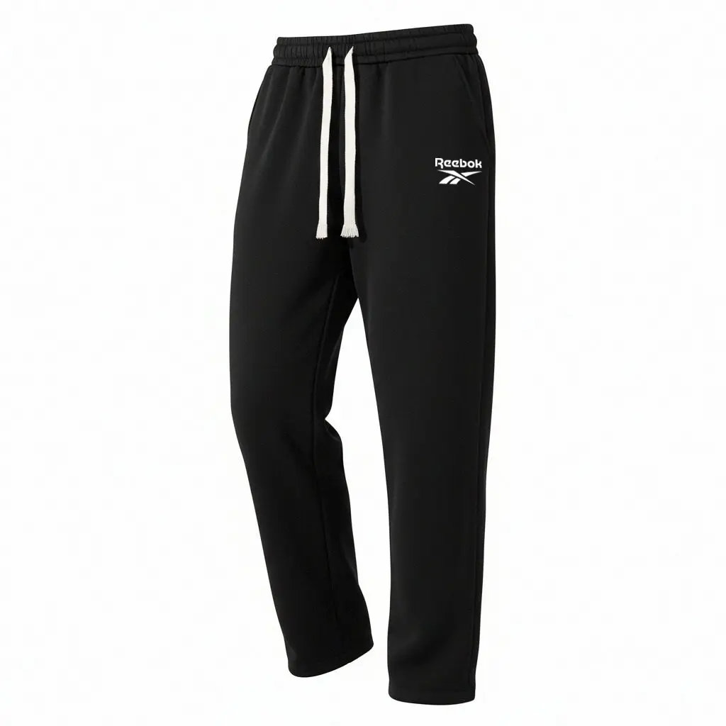 

Reebok Повседневные брюки Unisex Black Fleece Lined Thickened And Fleece Lined Straight Fit