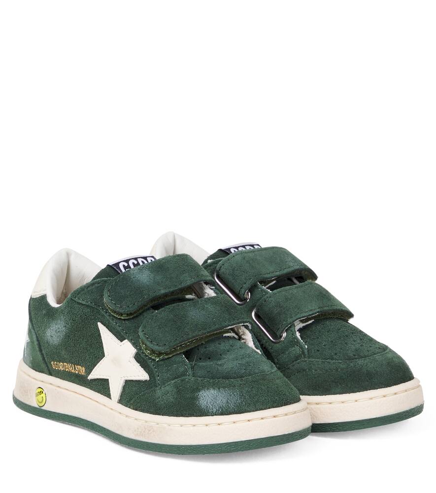 

Бал Стар замшевые кроссовки Golden Goose Kids, Dark Green/Cream
