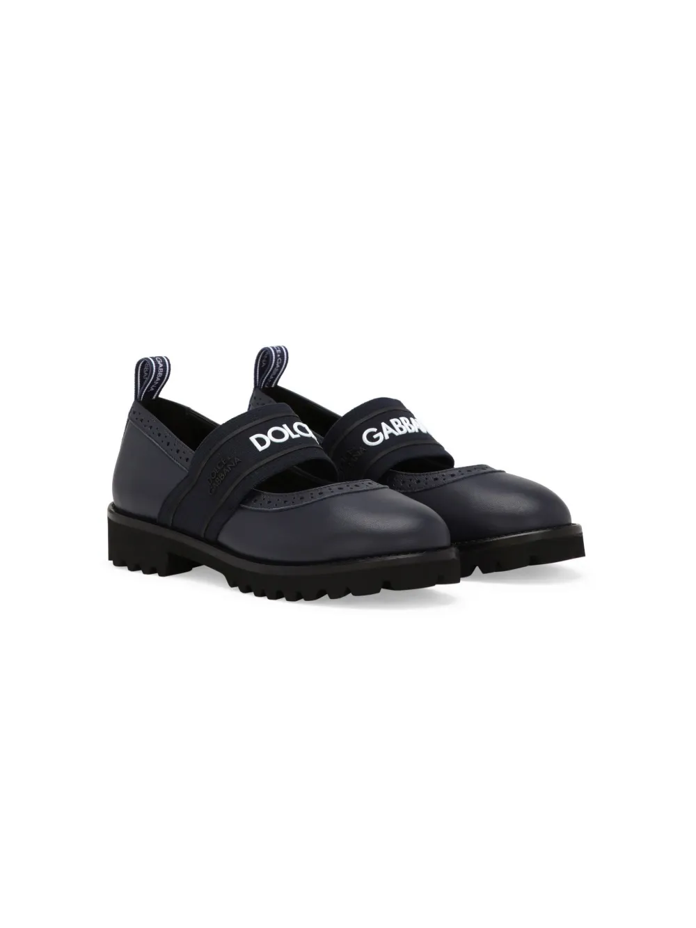

Балетки с принтом Dolce & Gabbana Kids, черный