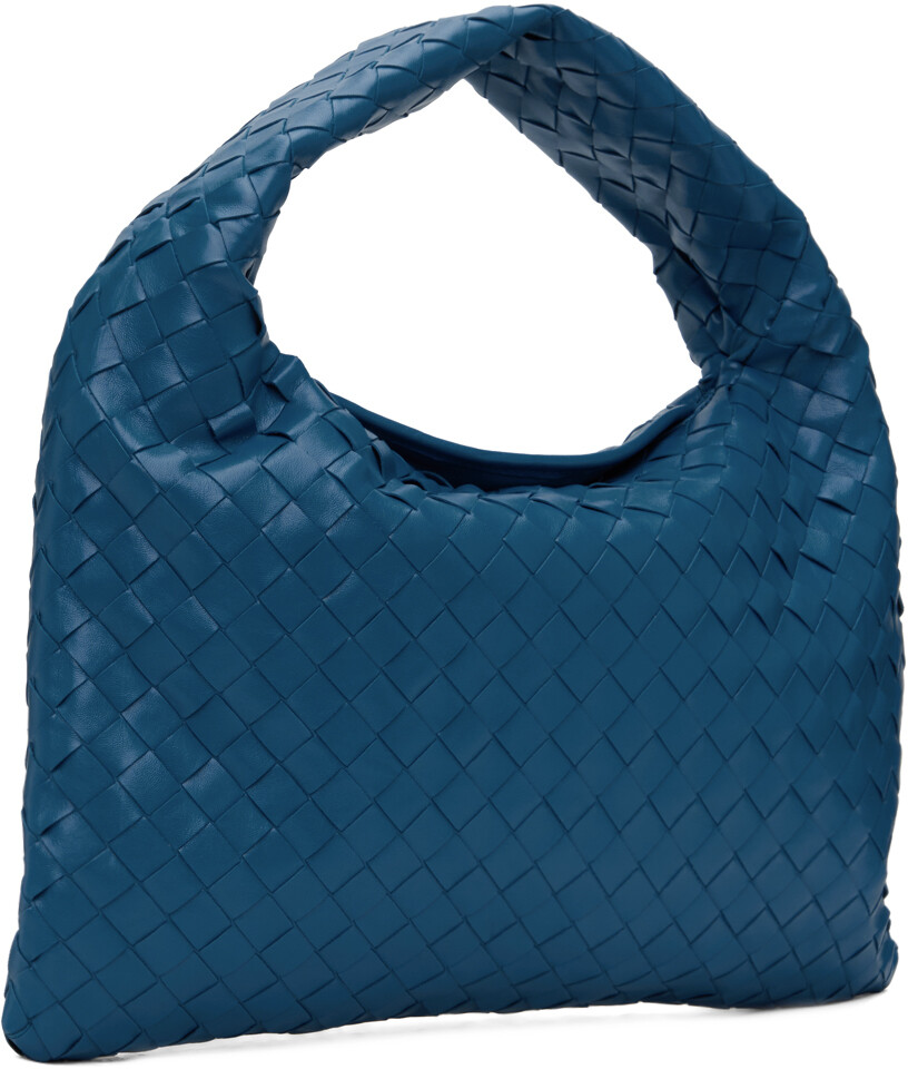 Темно-синяя маленькая сумка Hop Hop Bottega Veneta — фото 3