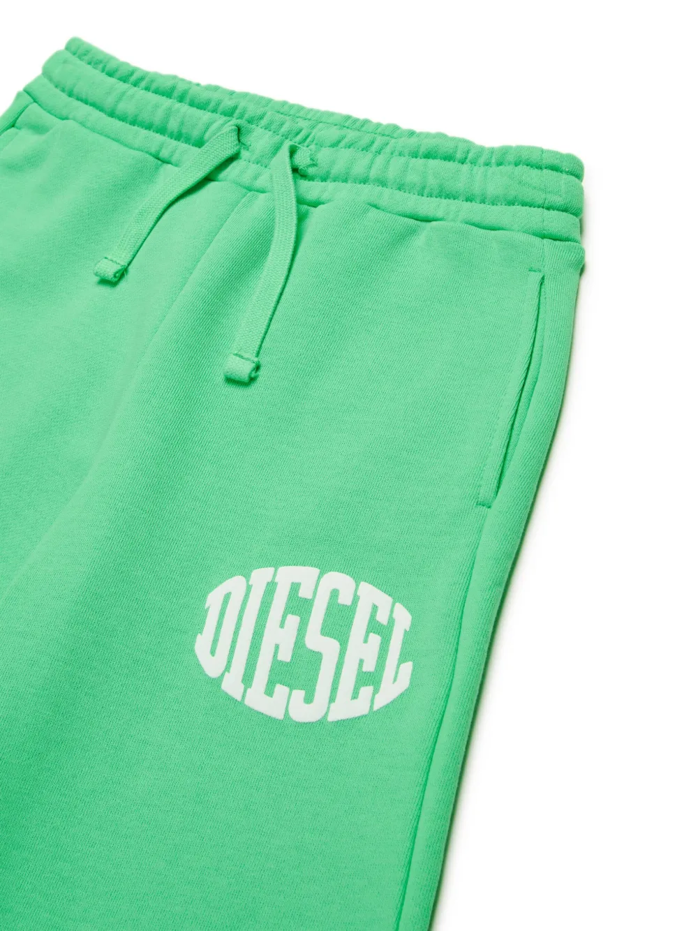 Спортивные шорты с логотипом Diesel Kids, зеленый — фото 3