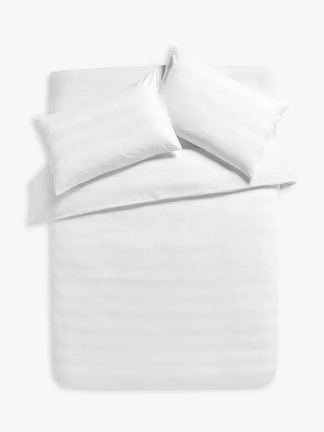 

Комплект из пододеяльников и наволочки John Lewis Waffle Stripe, белый