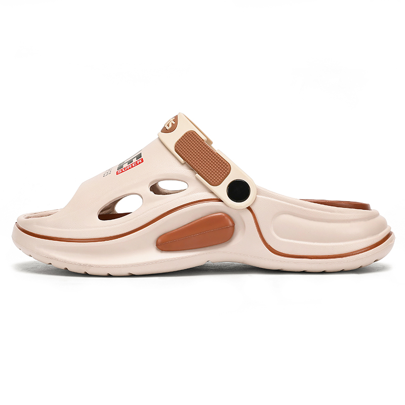 

LONGYING Пляжные сандалии мужские бежево-коричневые, цвет Beige Brown