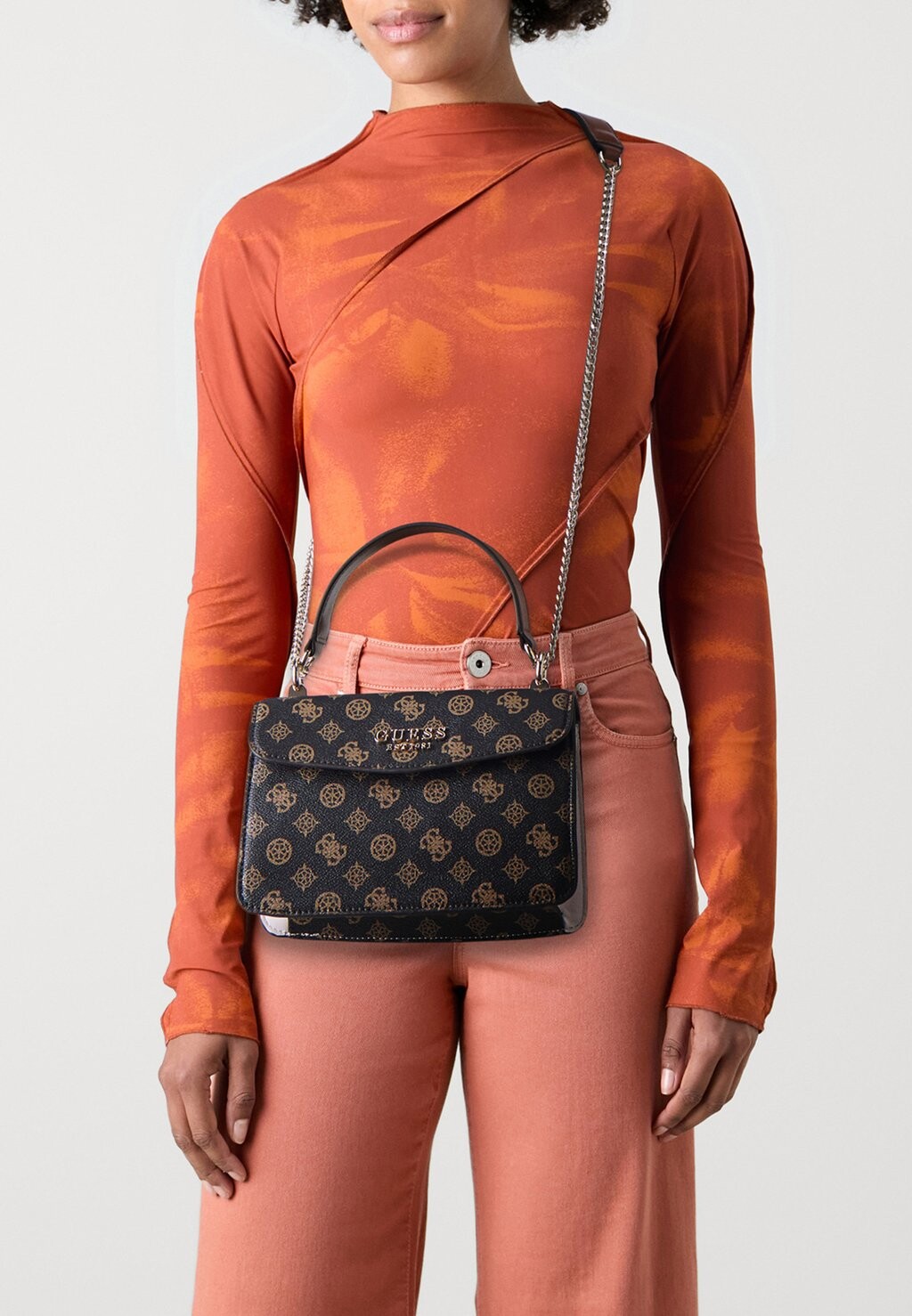 

Сумочка EVELUNE CONVERTIBLE XBODY FLAP Guess, коричневый