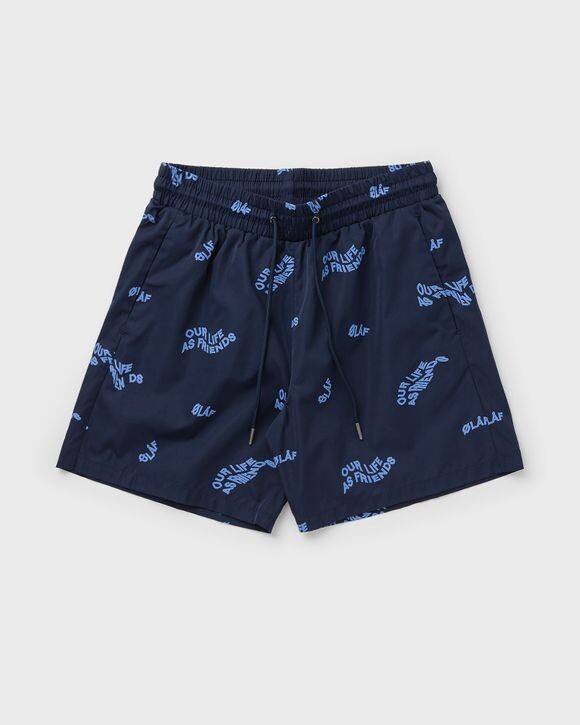 

Шорты для плавания Ølåf Swim Shorts Wavy Aop, темно-синий