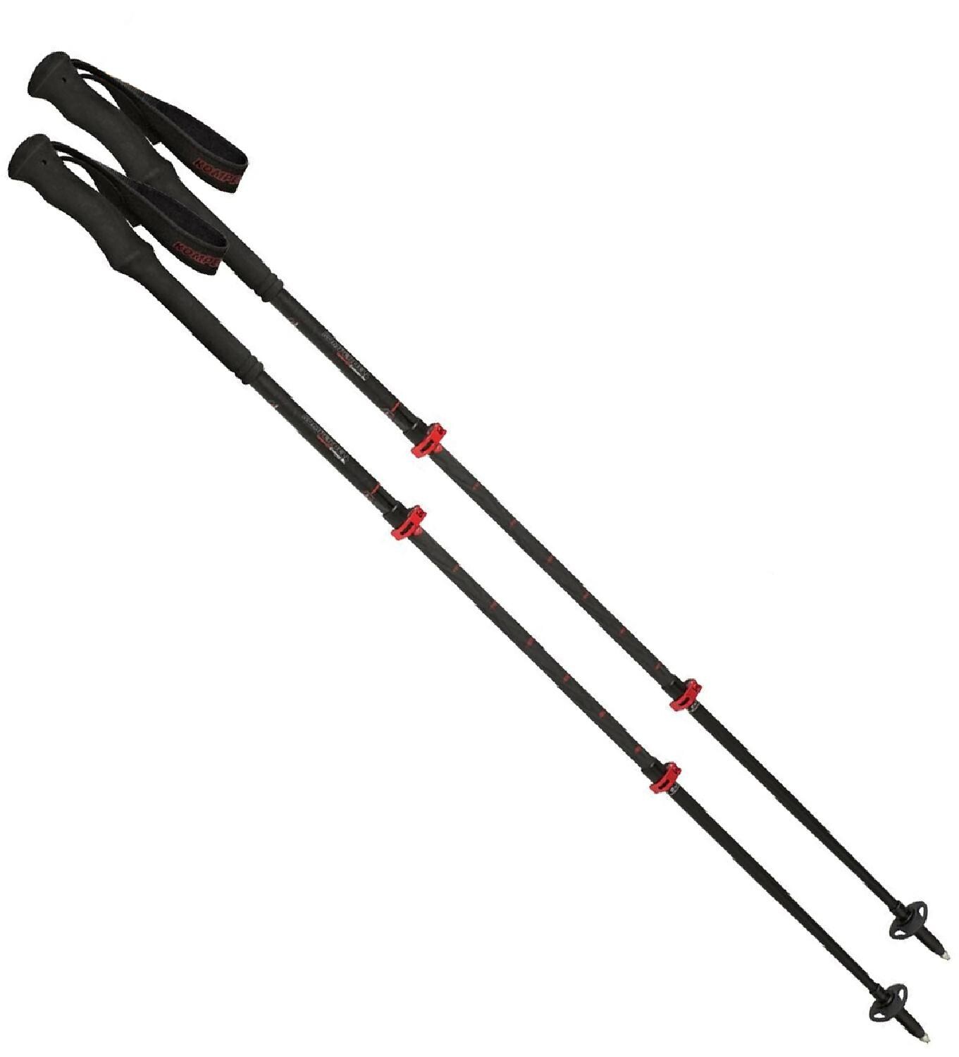 

Компактные треккинговые палки Carbon C3 Pro — пара Komperdell, черный