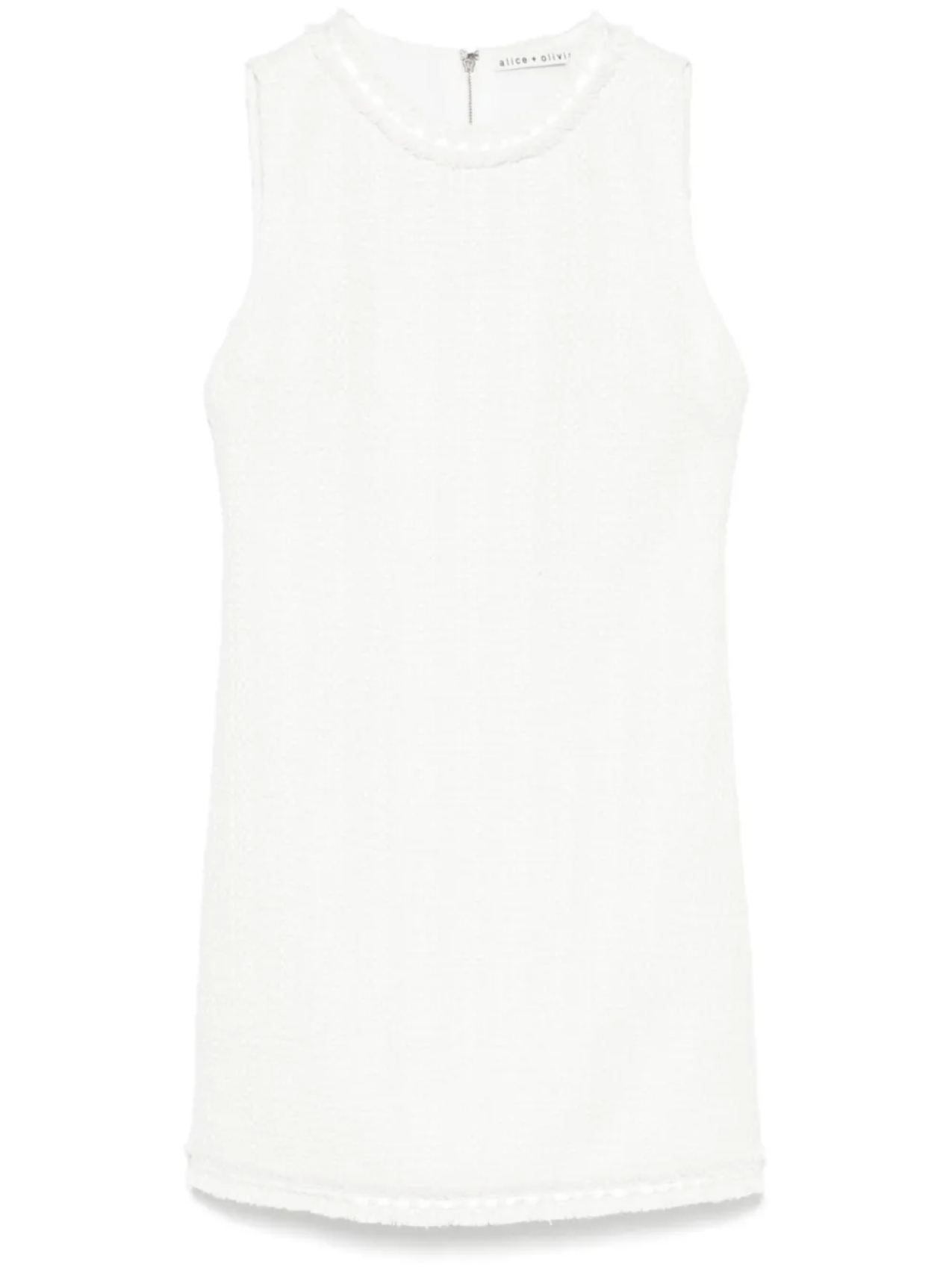 

Alice + olivia платье мини Coley, белый