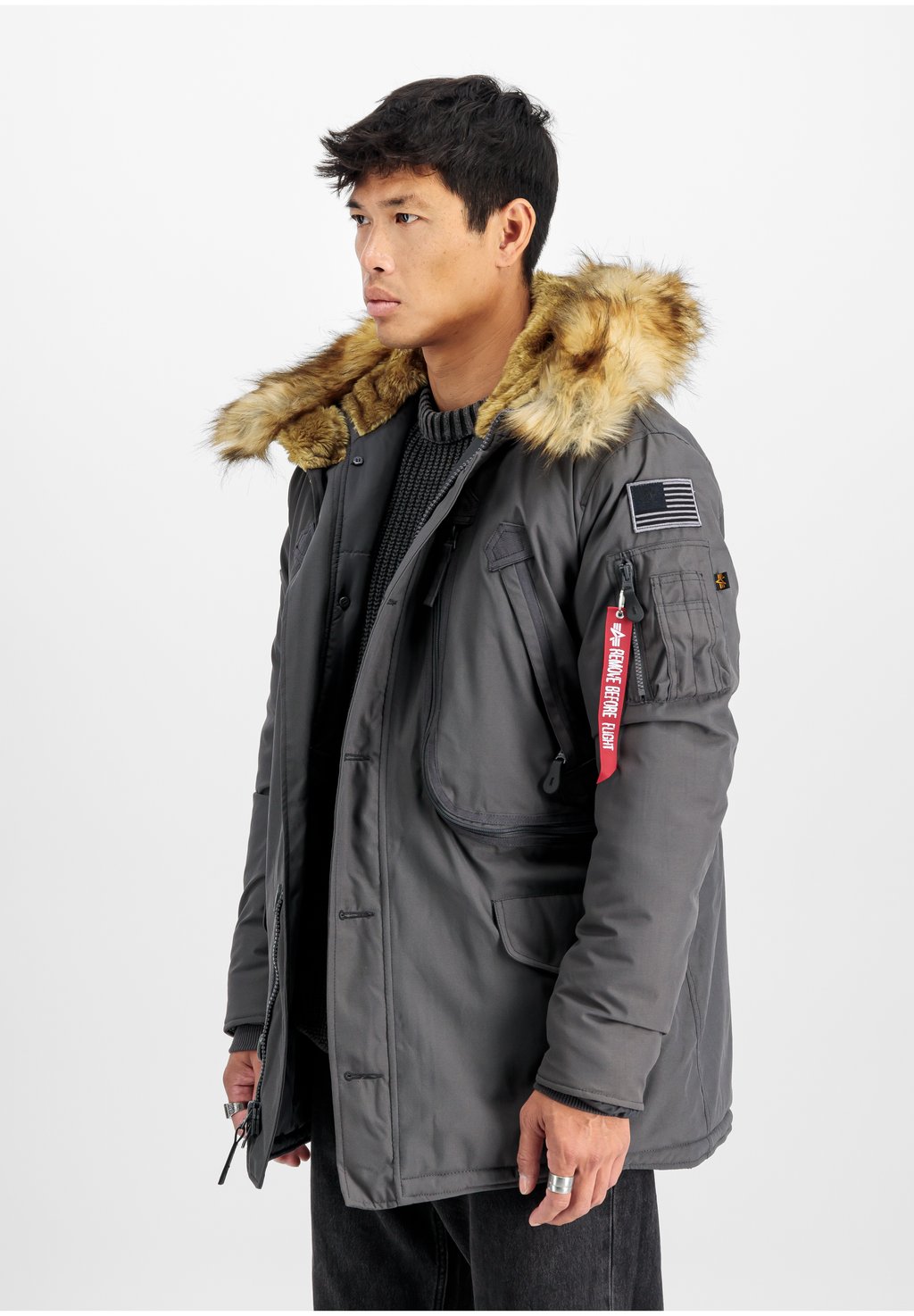 

Парка POLAR JACKET Alpha Industries, серый