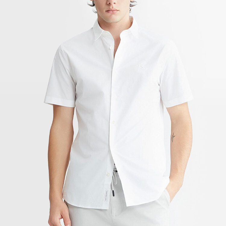 Мужская рубашка Calvin Klein, цвет Bright White — фото 2
