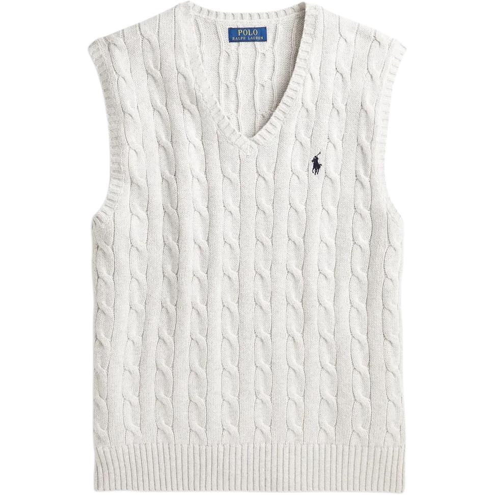 

Свитер с косой вязкой серый Polo Ralph Lauren